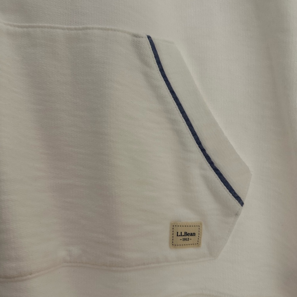 L.L. Bean Women’s White Zip-Up Sweater - Picture 5 of 6
